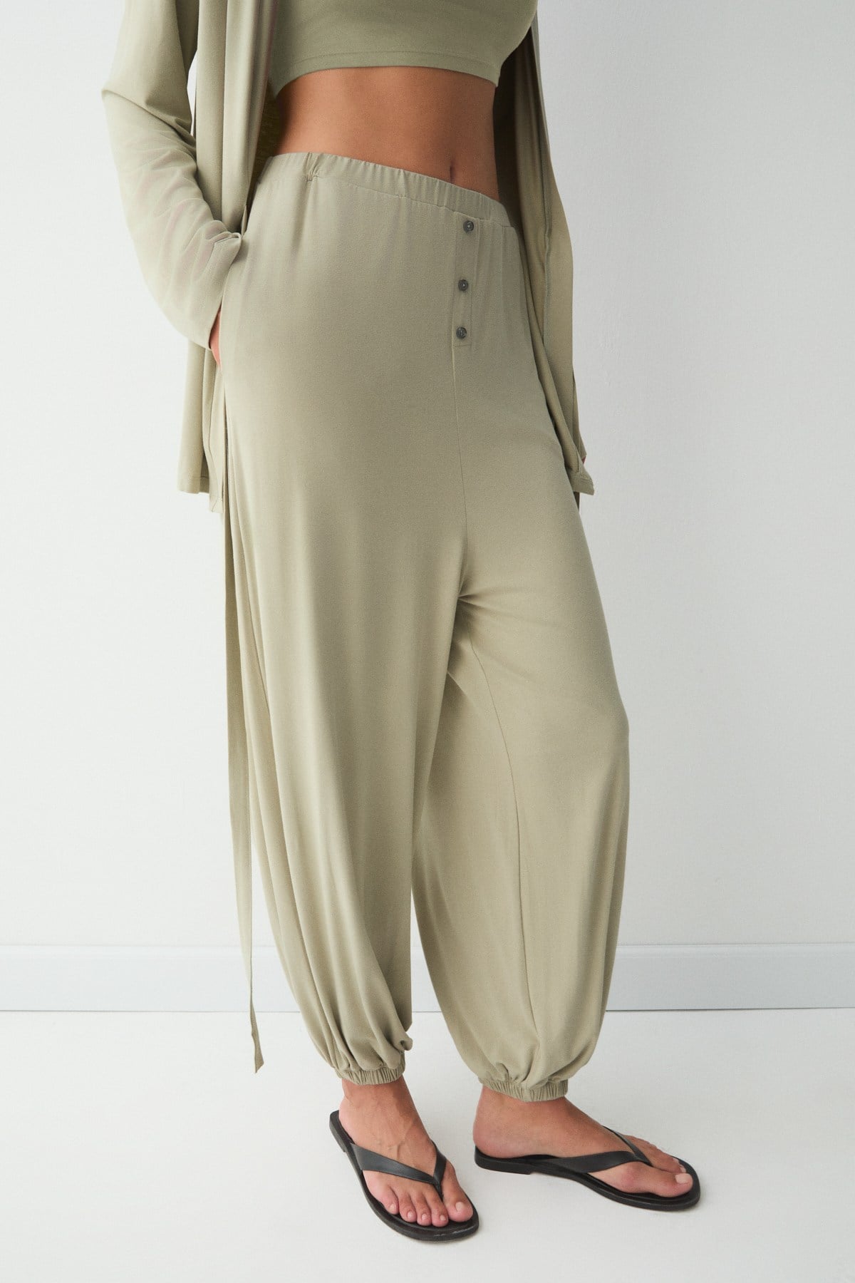 POTOSI Damen Weiche Stretch-Bundhose