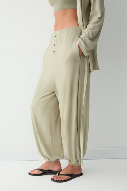 POTOSI Damen Weiche Stretch-Bundhose
