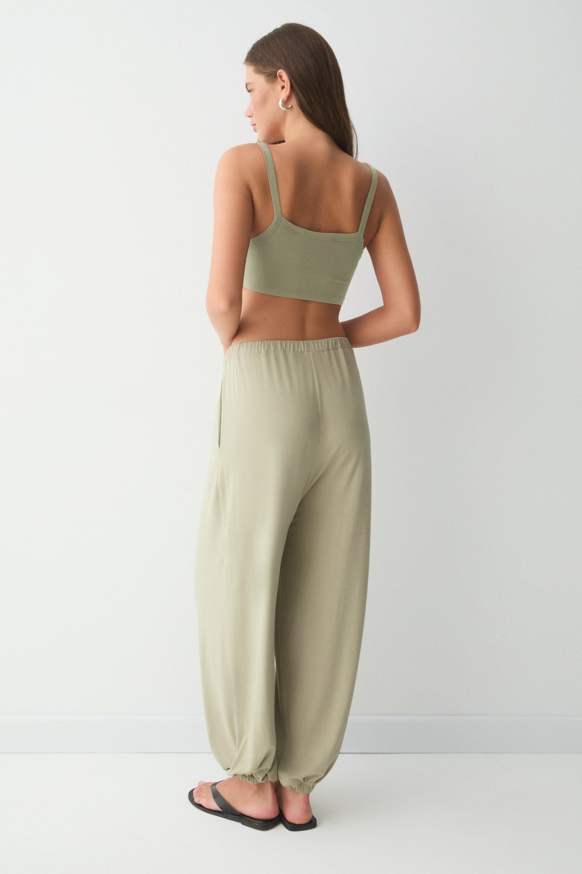 POTOSI Damen Weiche Stretch-Bundhose