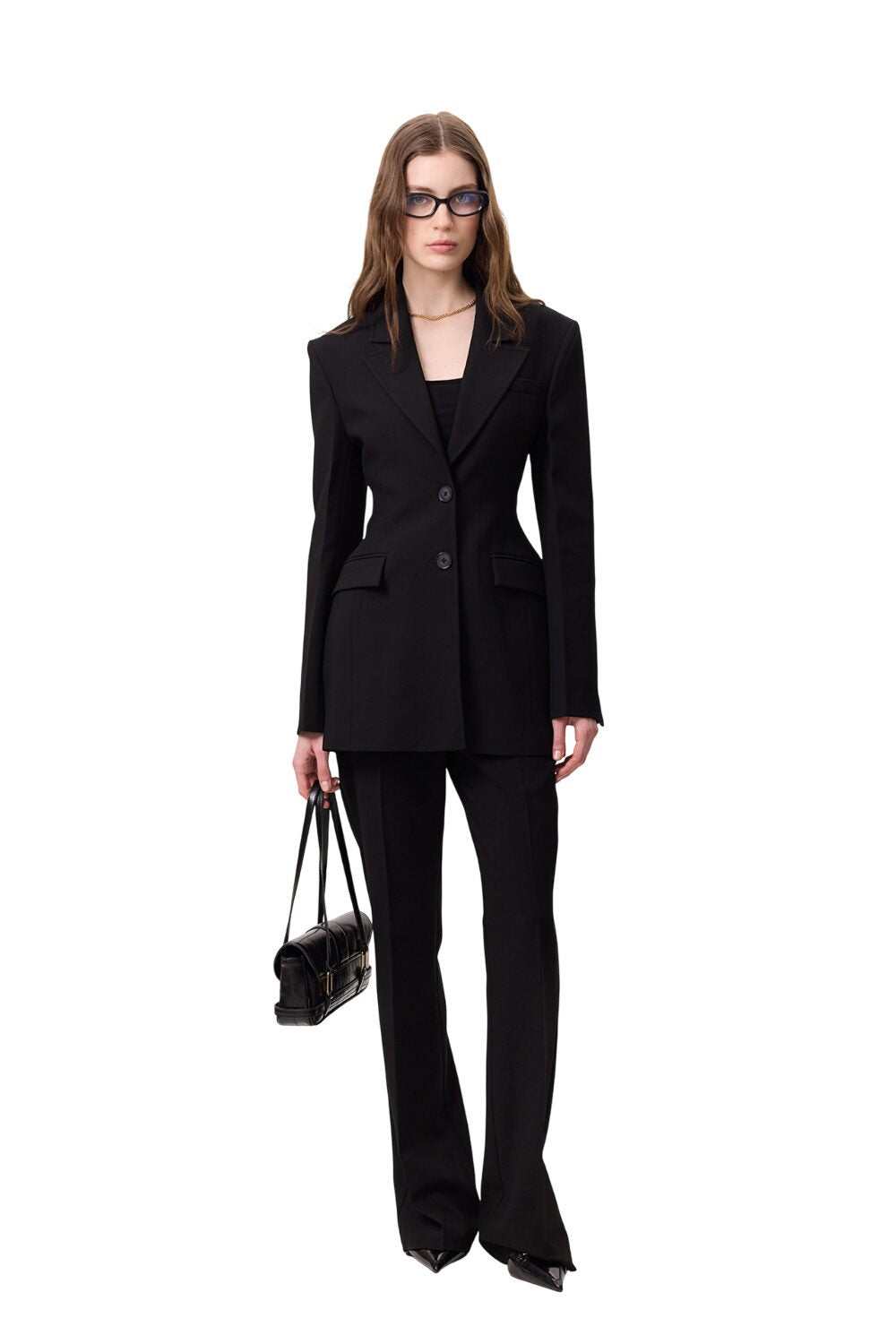 Premium-Jacke mit Polsterung, schwarz