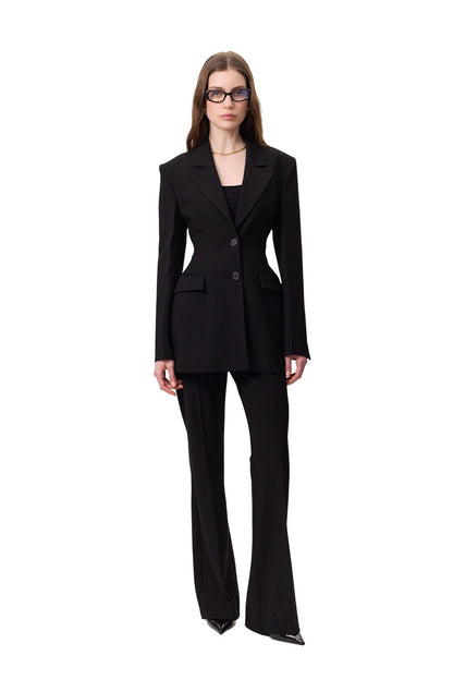 Premium-Jacke mit Polsterung, schwarz