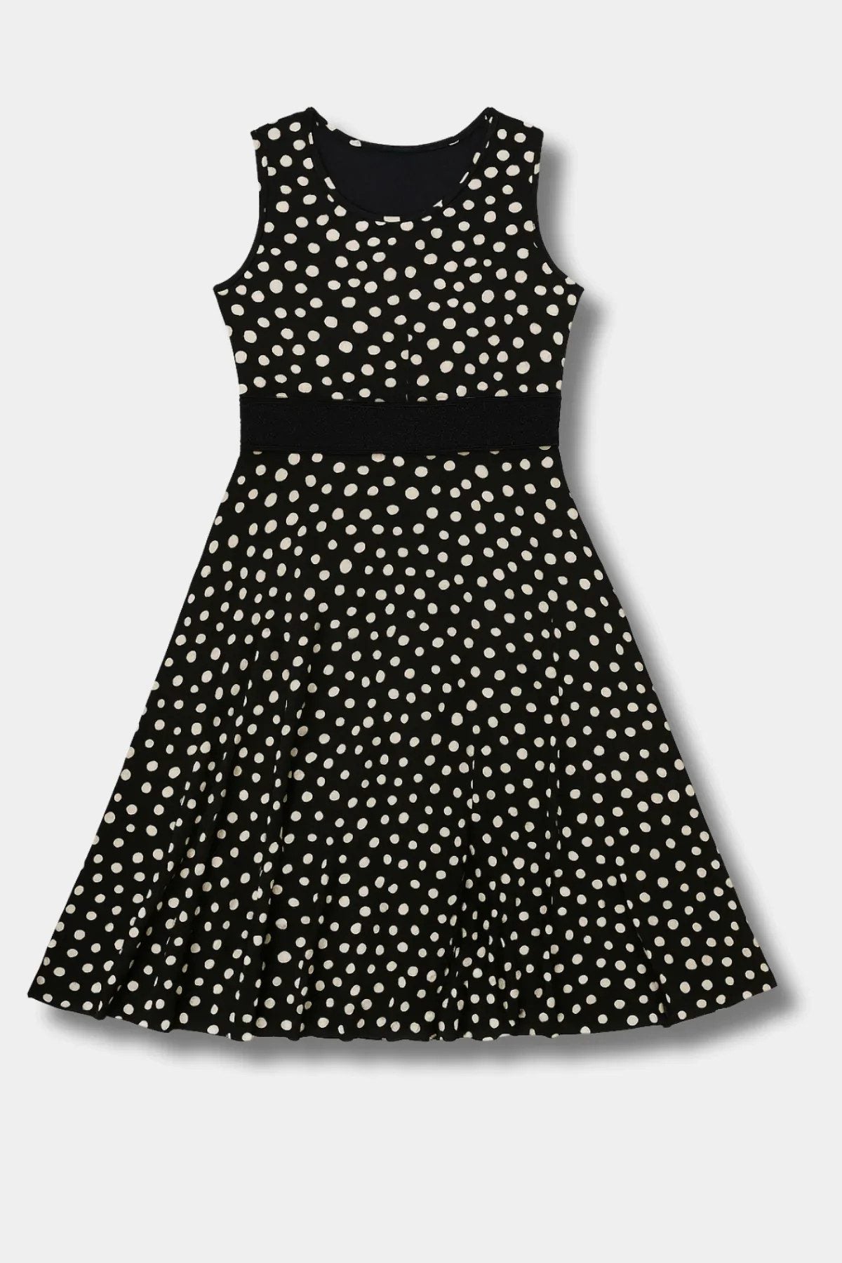 Gepunktetes Kleid