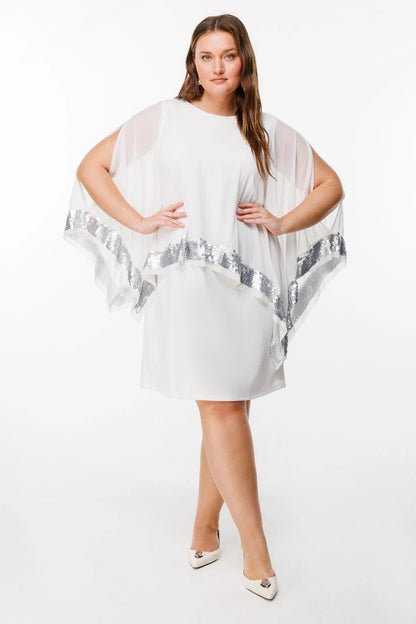 Paillettenkleid aus Chiffon