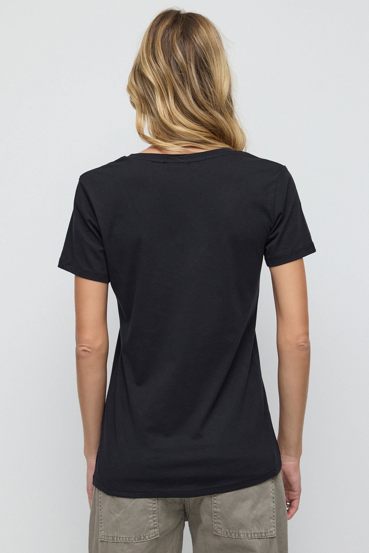 Pailletten-T-Shirt