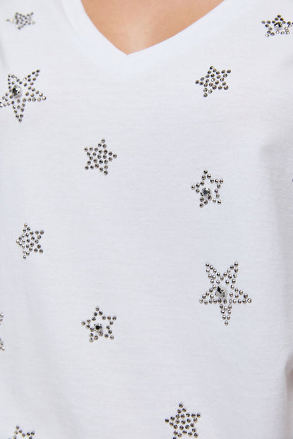 Pailletten-T-Shirt