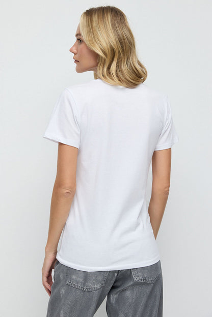 Pailletten-T-Shirt