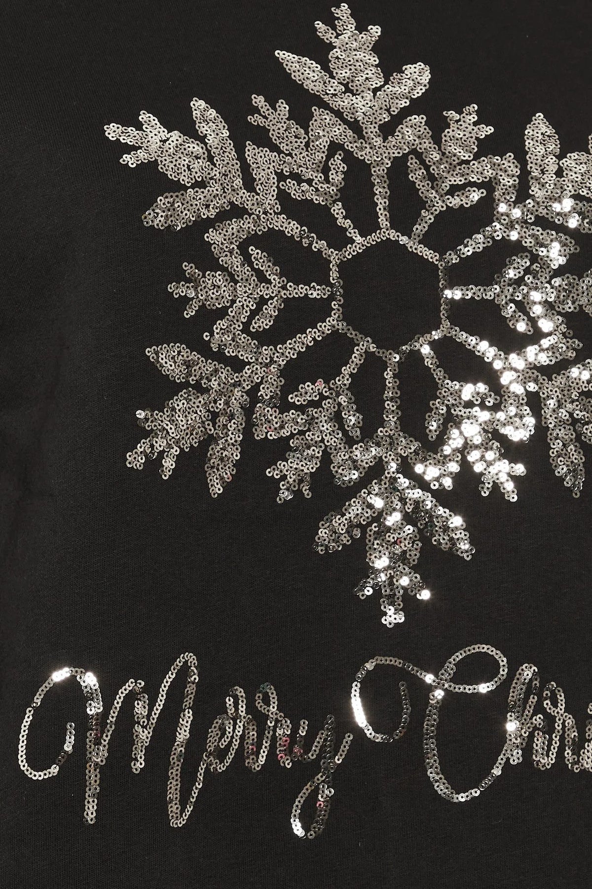 Pailletten-Sweatshirt