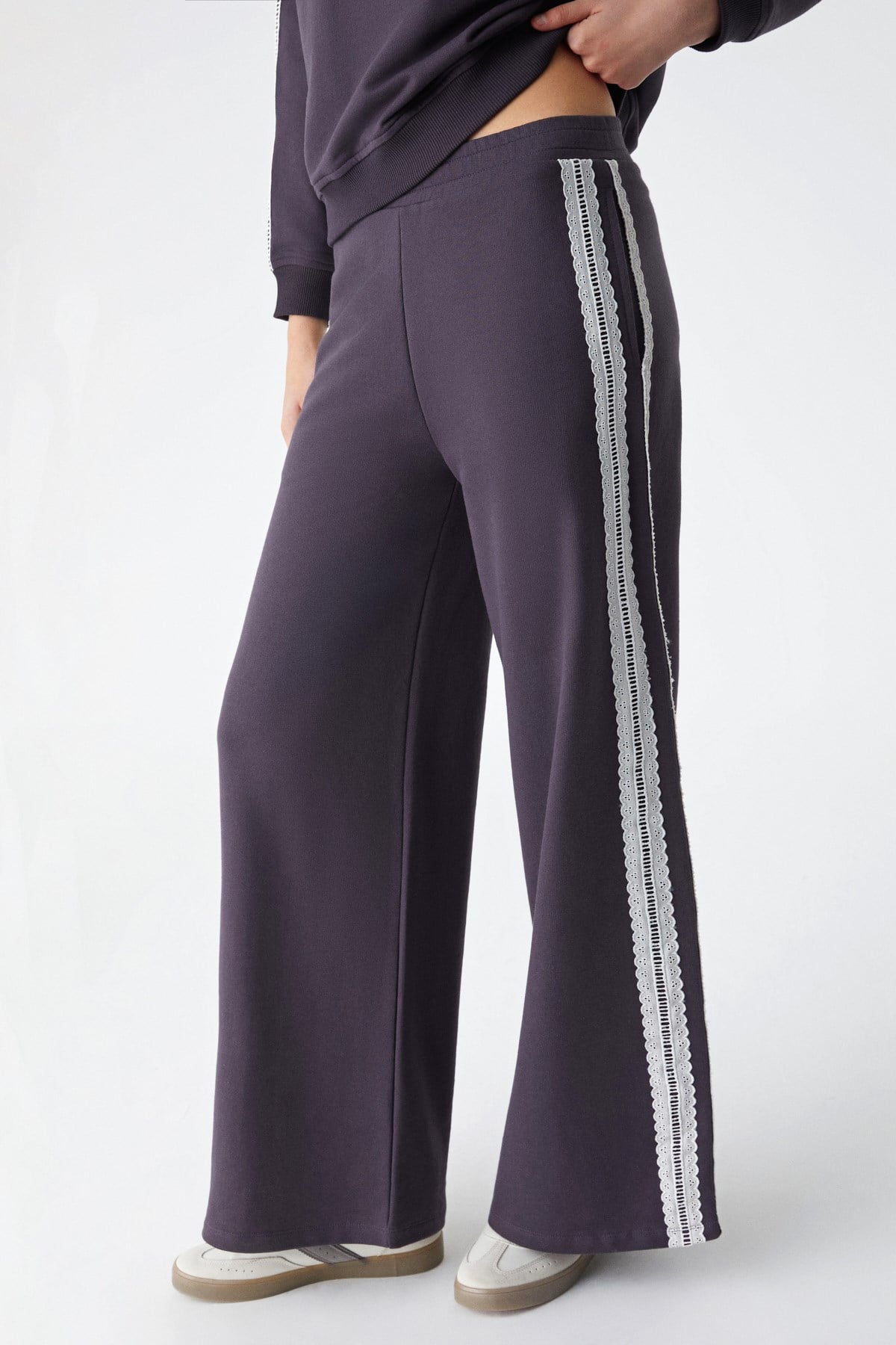 ETHIQUET PULSE Damen Baumwoll-Jogginghose Violett
