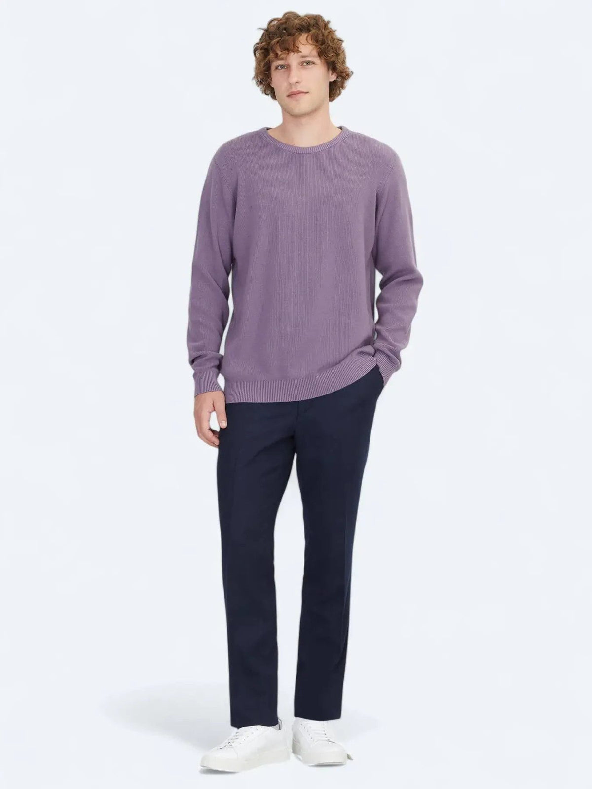 Lila Strickpullover