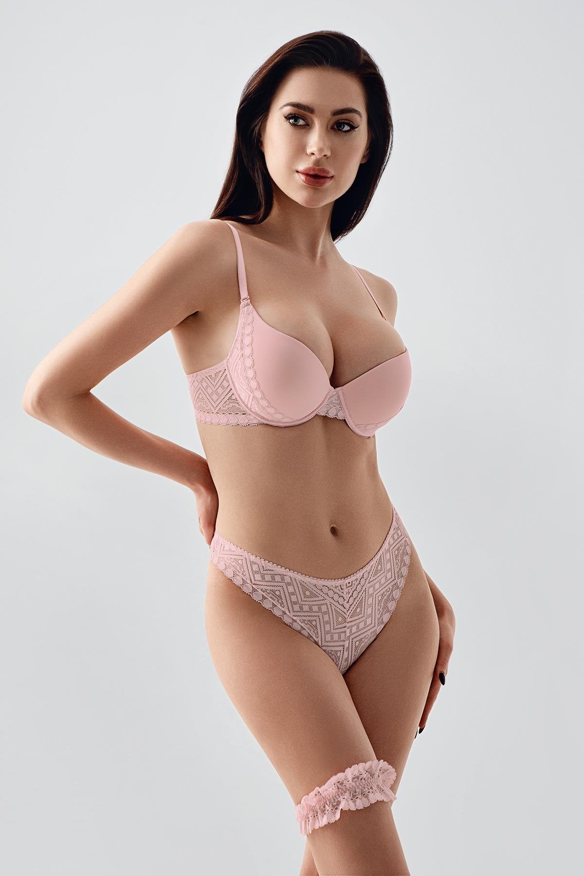 Push-Up gepolstertes BH-Set C14155 Creme