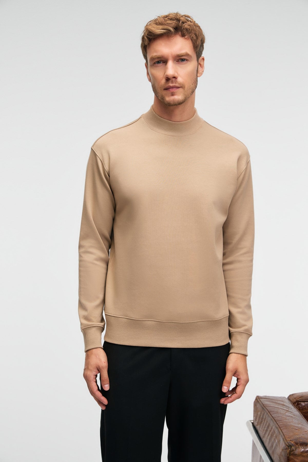 QUILLA Herren Sweatshirt Halbknopf