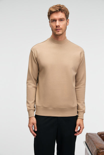 QUILLA Herren Sweatshirt Halbknopf