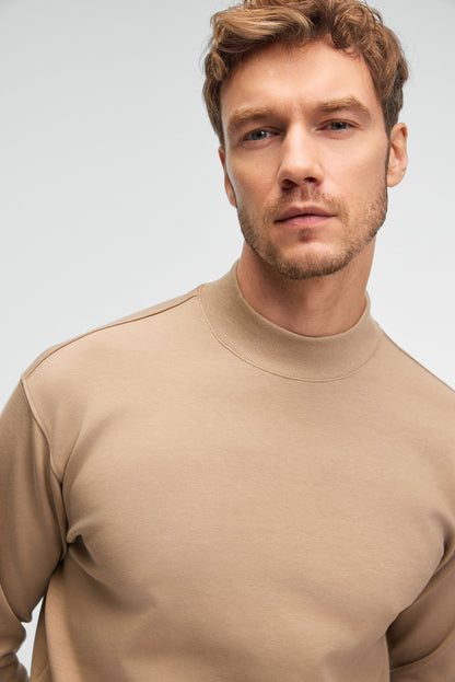 QUILLA Herren Sweatshirt Halbknopf