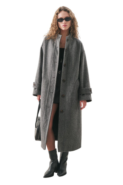 RAI Oversize-Mantel Anthrazit