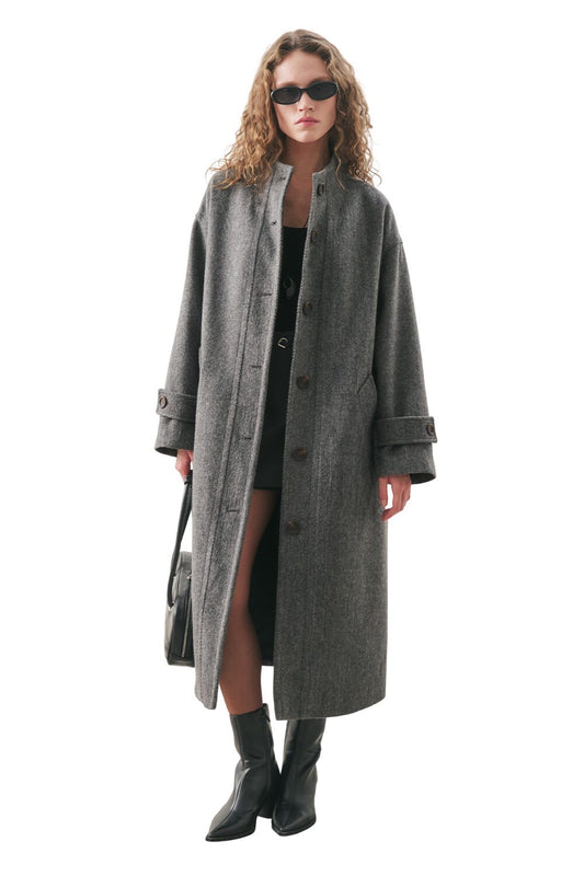 RAI Oversize-Mantel Anthrazit