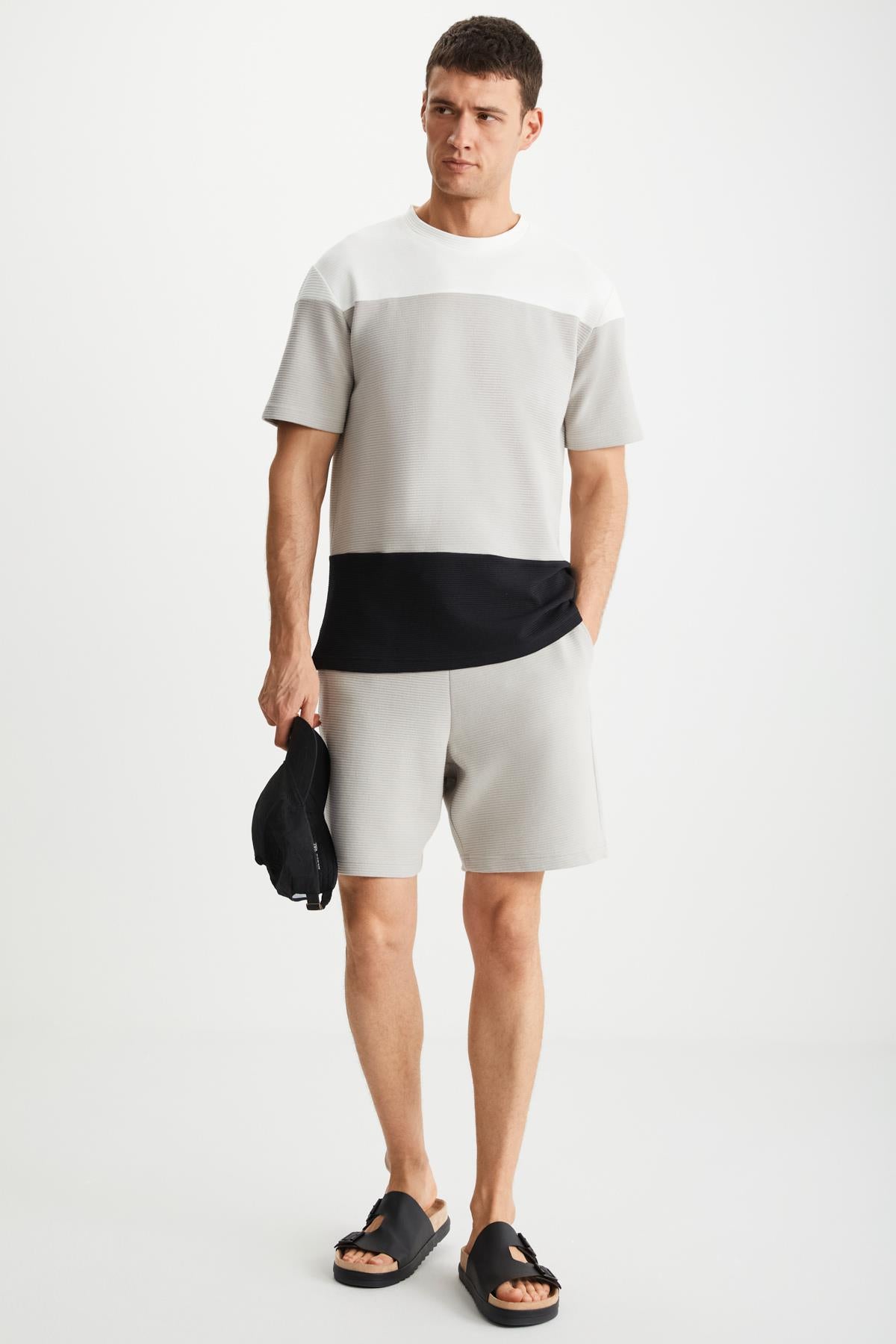 GRIMELANGE RAMADANP004 Herren Shorts Beige
