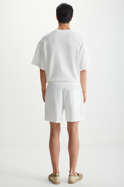 RAMADANP012 Herren Waffel-Baumwollshorts