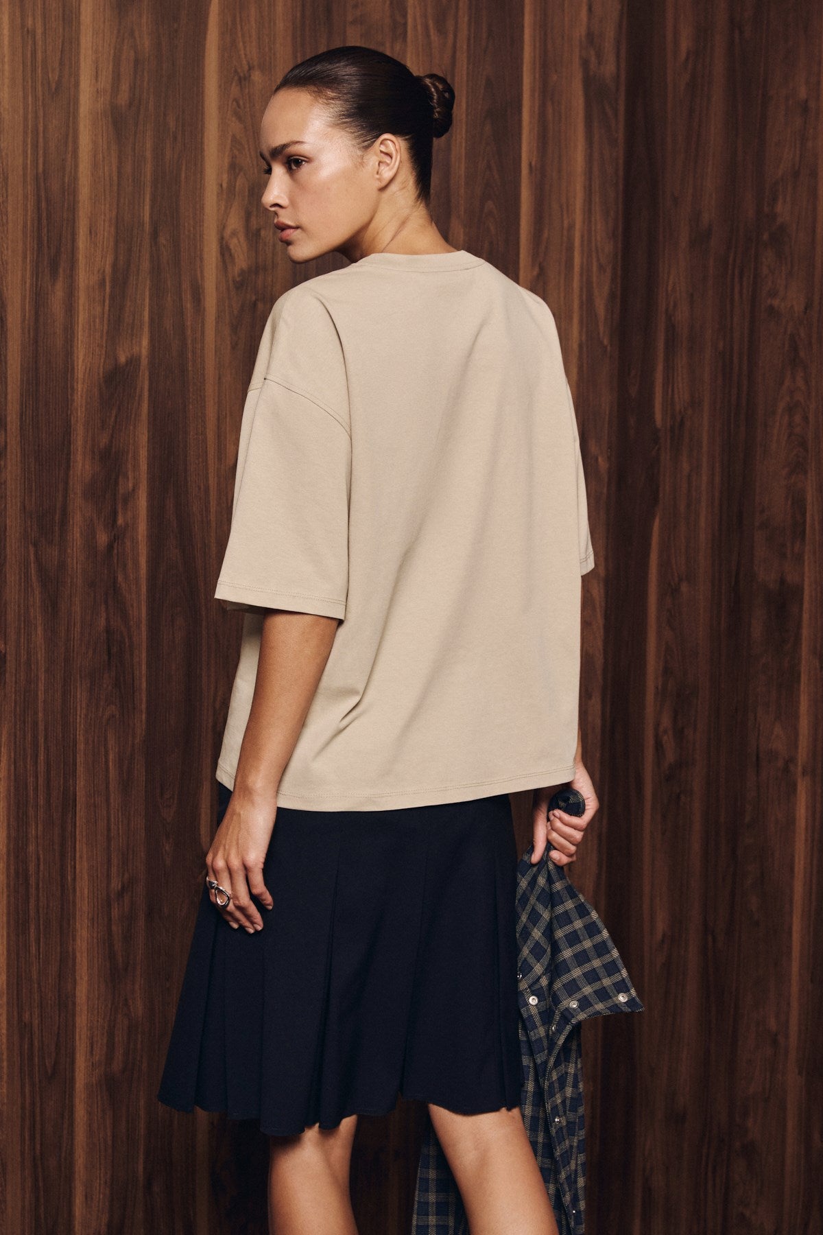 GRIMELANGE RANCHERA Damen Print-Shirt Relaxed Beige