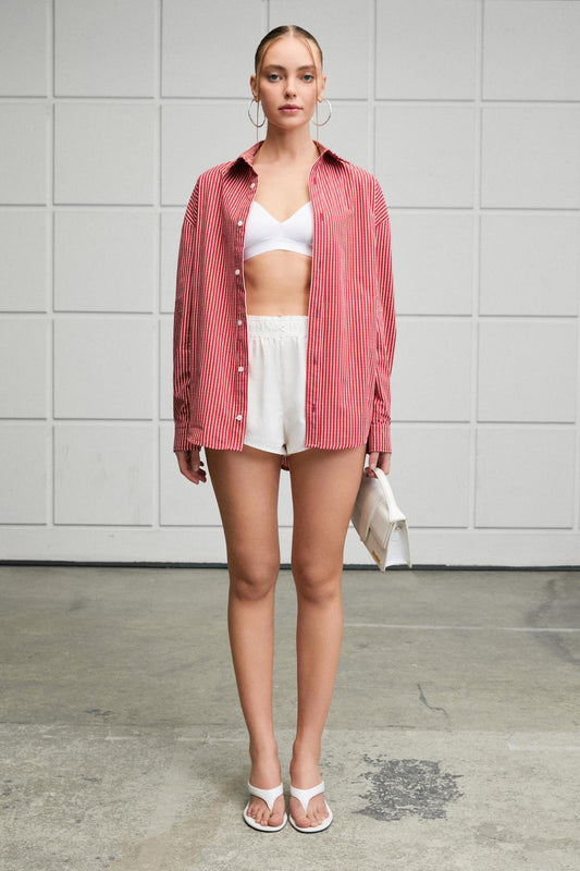 Damen Streifenhemd Regular Fit