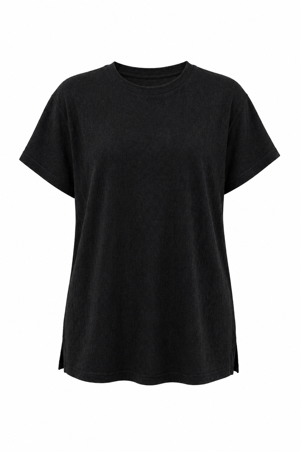 Relax Fit T-Shirt mit Seitenschlitz