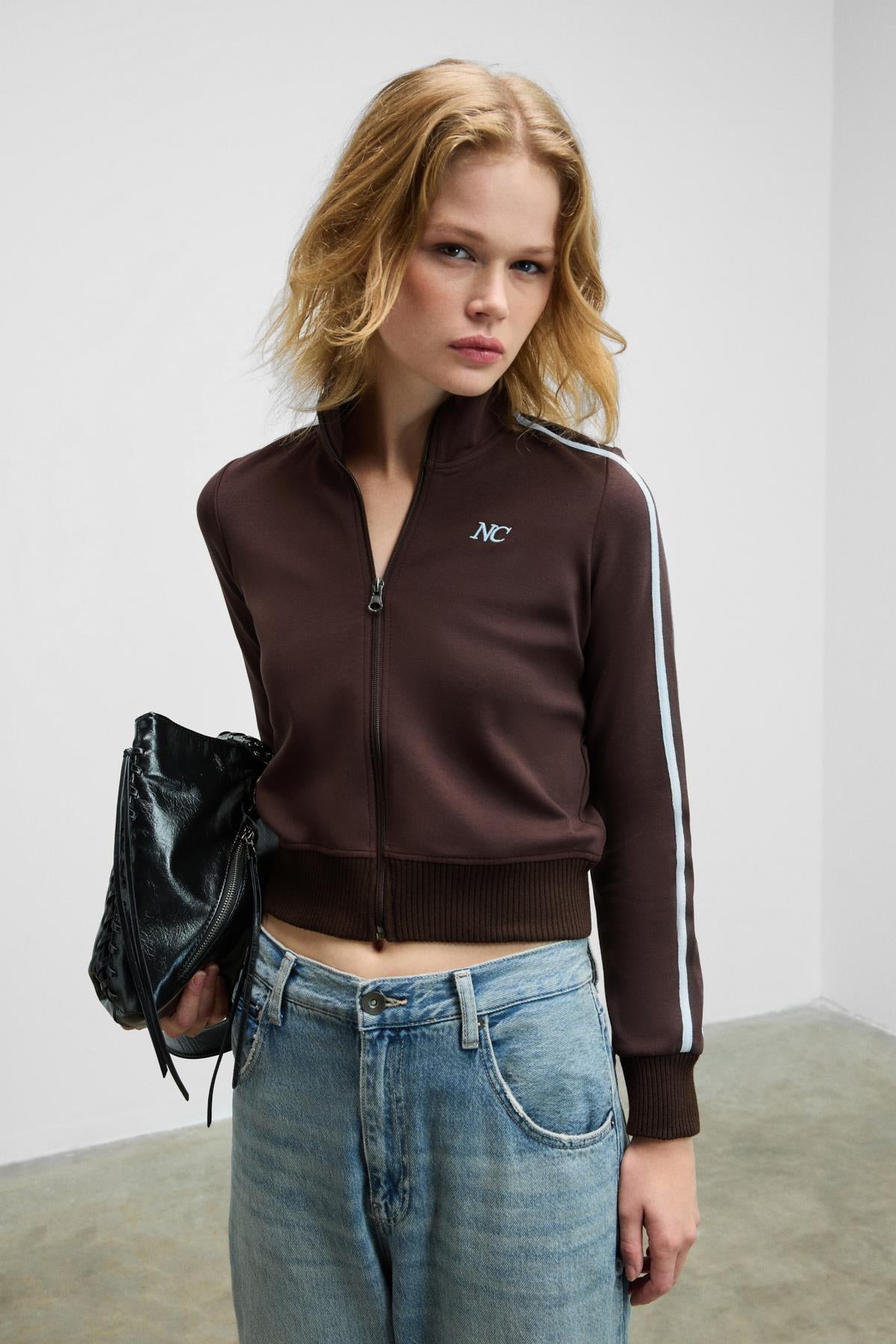REPETA Damen Slim-Fit Sweatshirt