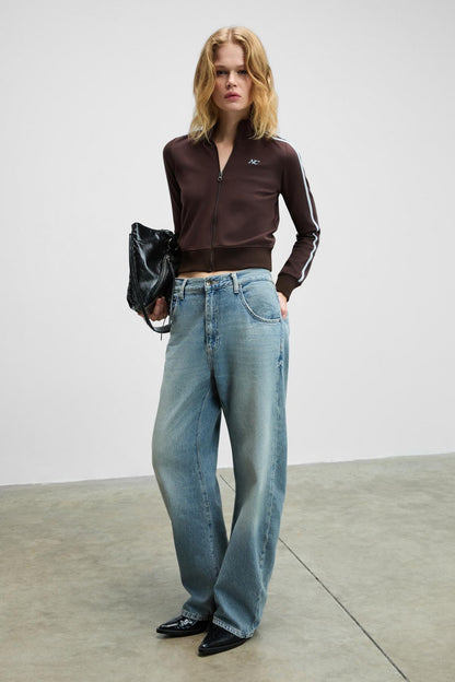 REPETA Damen Slim-Fit Sweatshirt