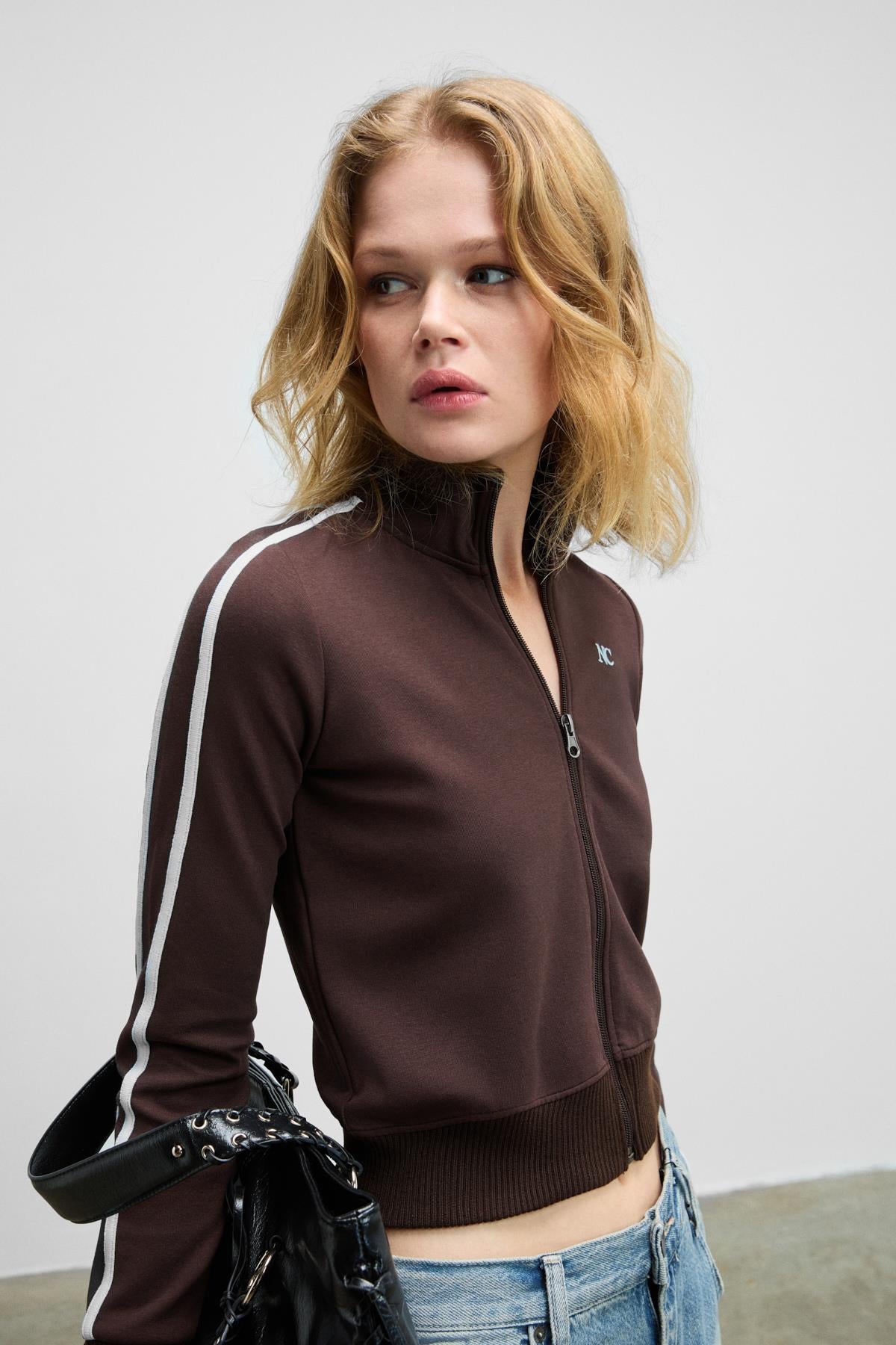 REPETA Damen Slim-Fit Sweatshirt