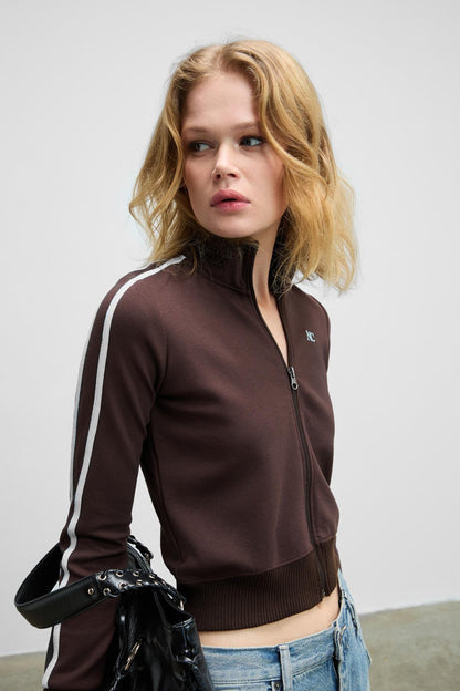 REPETA Damen Slim-Fit Sweatshirt
