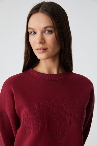 RICENNI Damen Oversize Sweatshirt