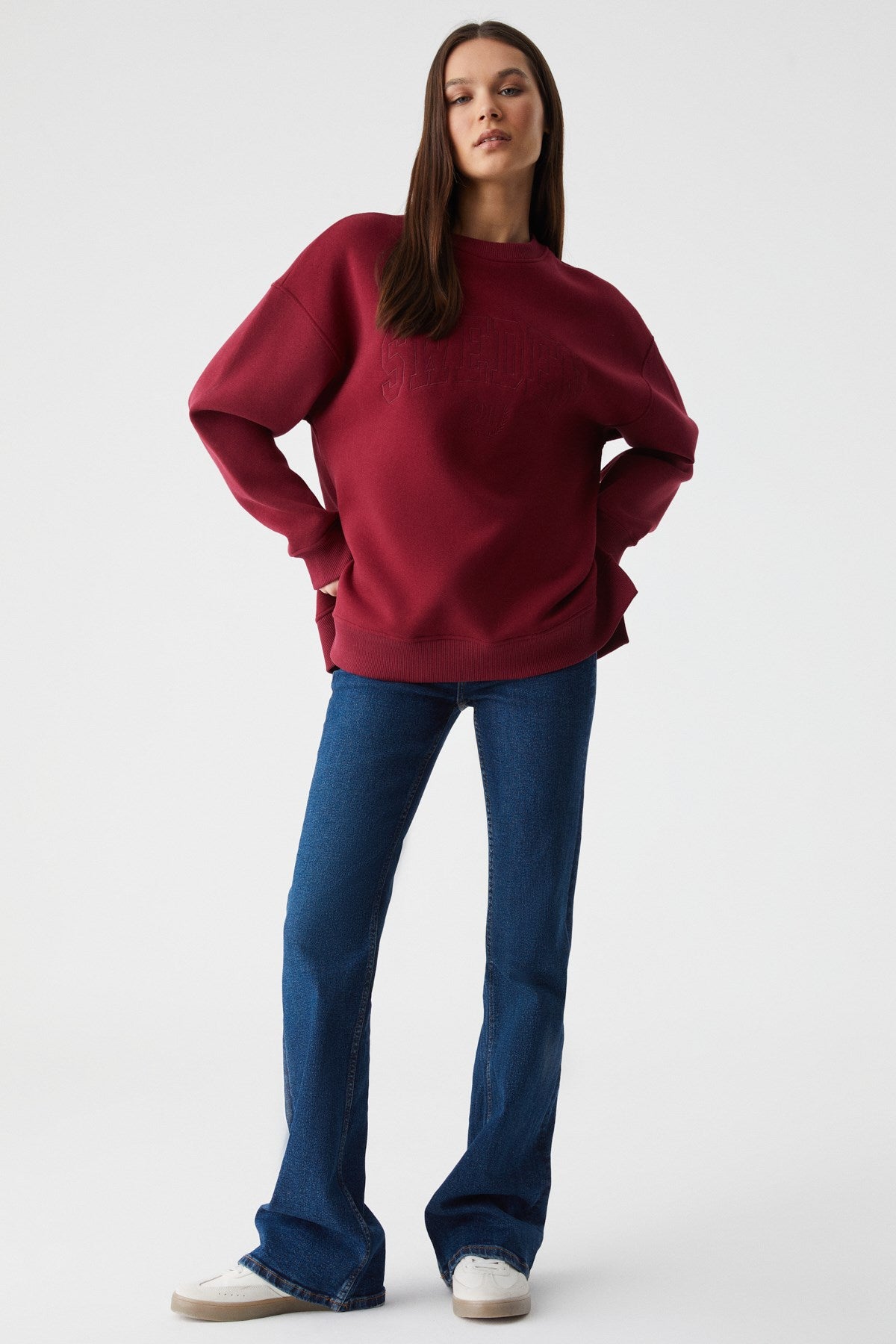 RICENNI Damen Oversize Sweatshirt
