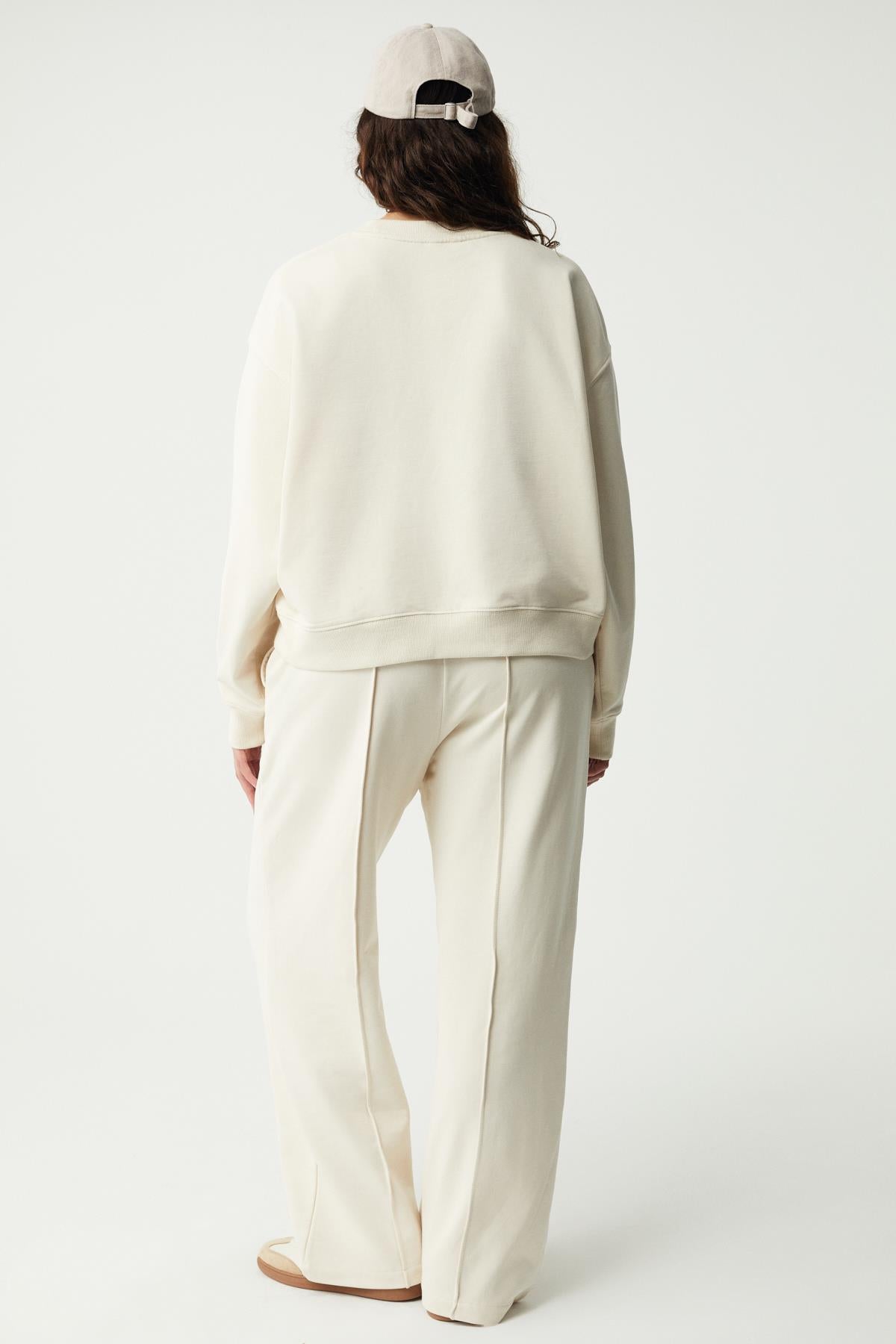 ETHIQUET RICHUBB Damen Plus Co-ord Set Ecru