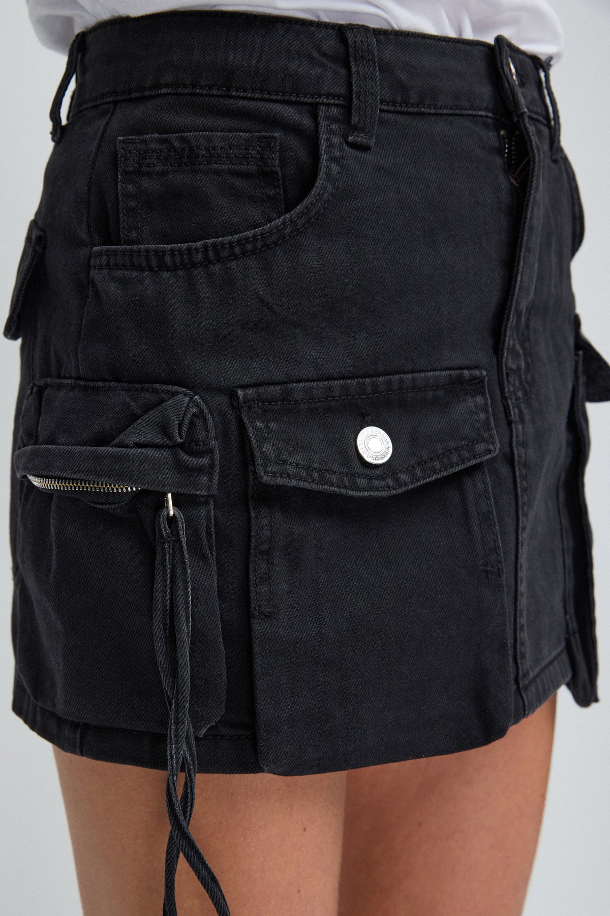 Minirock mit Taschendetails