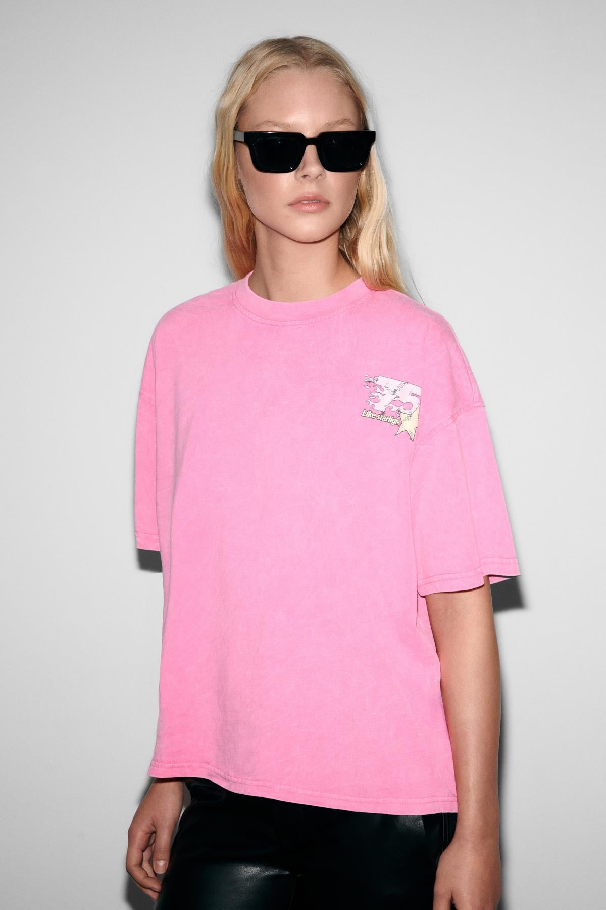 ROSY Damen Weiches Print-T-Shirt