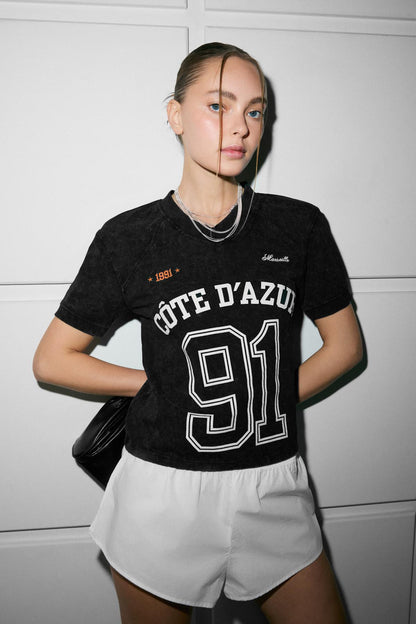RUGBA Damen Baumwoll-Shirt bedruckt