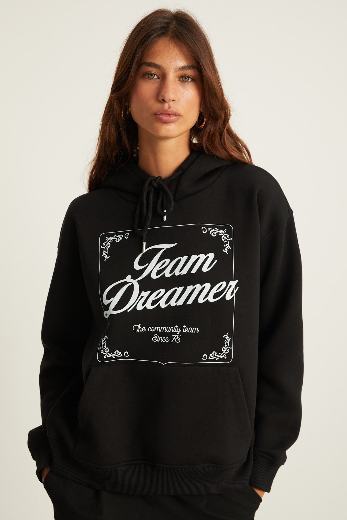 ETHIQUET SABINE Damen Sweatshirt Schwarz