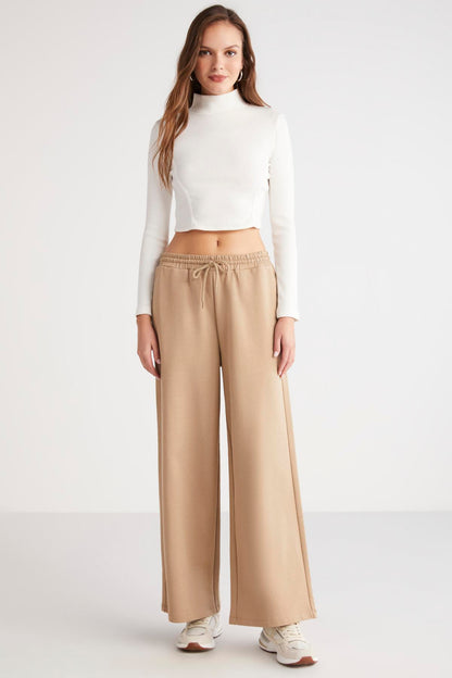 SABRINA Damen Cropped Rippblusе