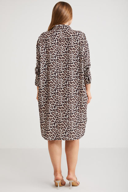 Safari Damenkleid Große Größen