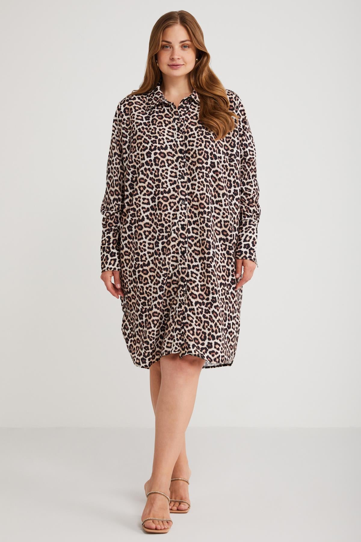 ETHIQUET Safari Damenkleid Große Größen Default Title