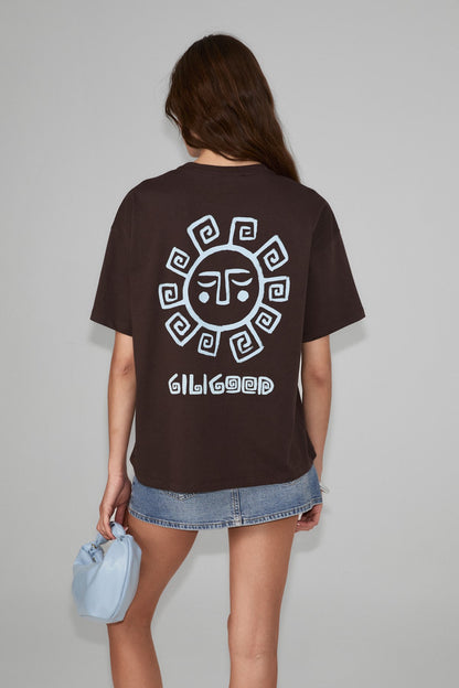 Sahara Bio-Baumwoll T-Shirt mit Print