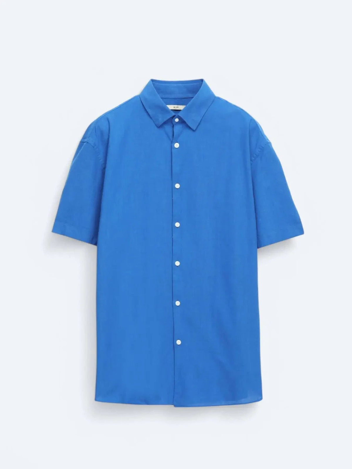 Saks Oversize Passform Gewebte Lässige %100 Baumwolle Hemd