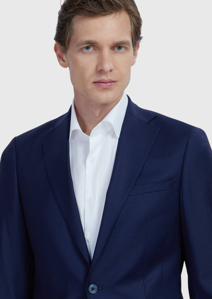 Saks Slim Fit Wollmischung Anzug