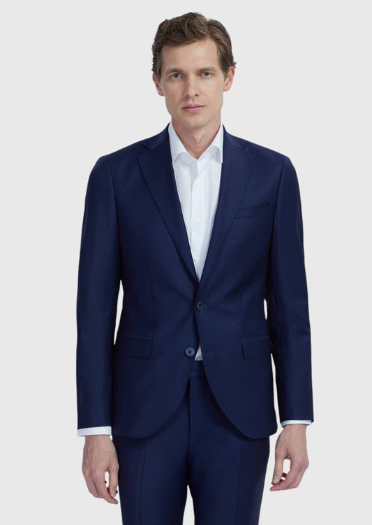 Saks Slim Fit Wollmischung Anzug
