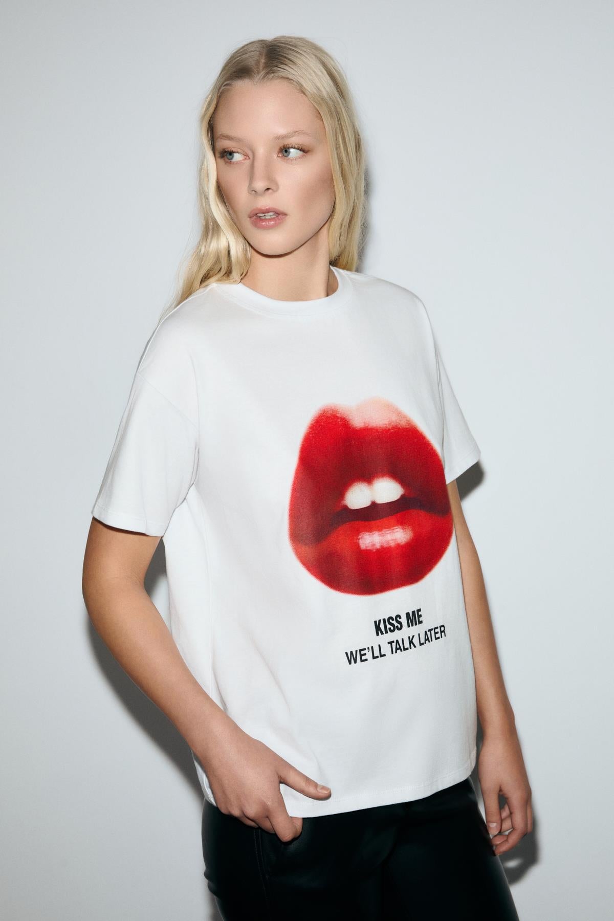 SALENNA Damen Print T-Shirt Regular
