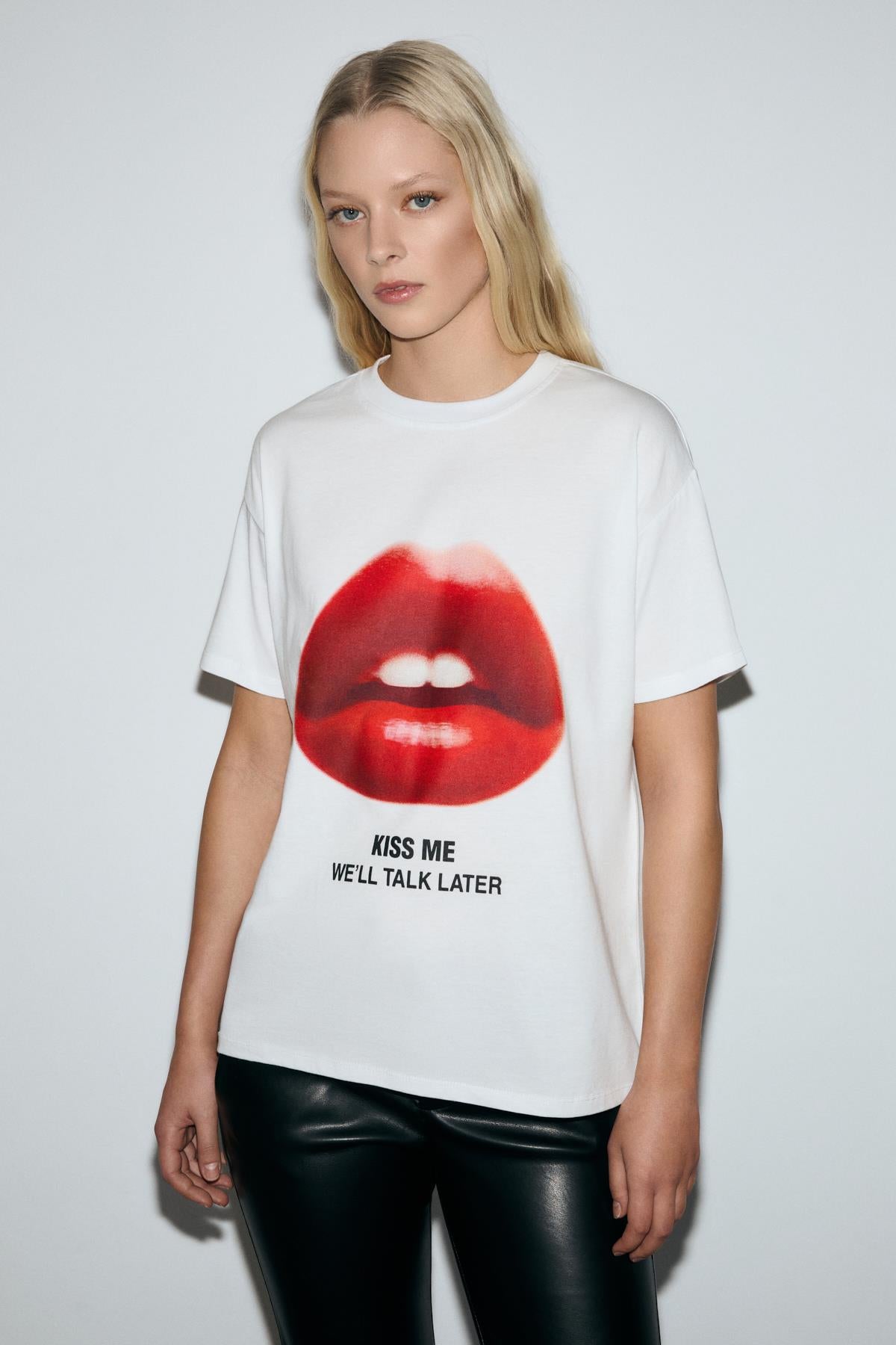 SALENNA Damen Print T-Shirt Regular