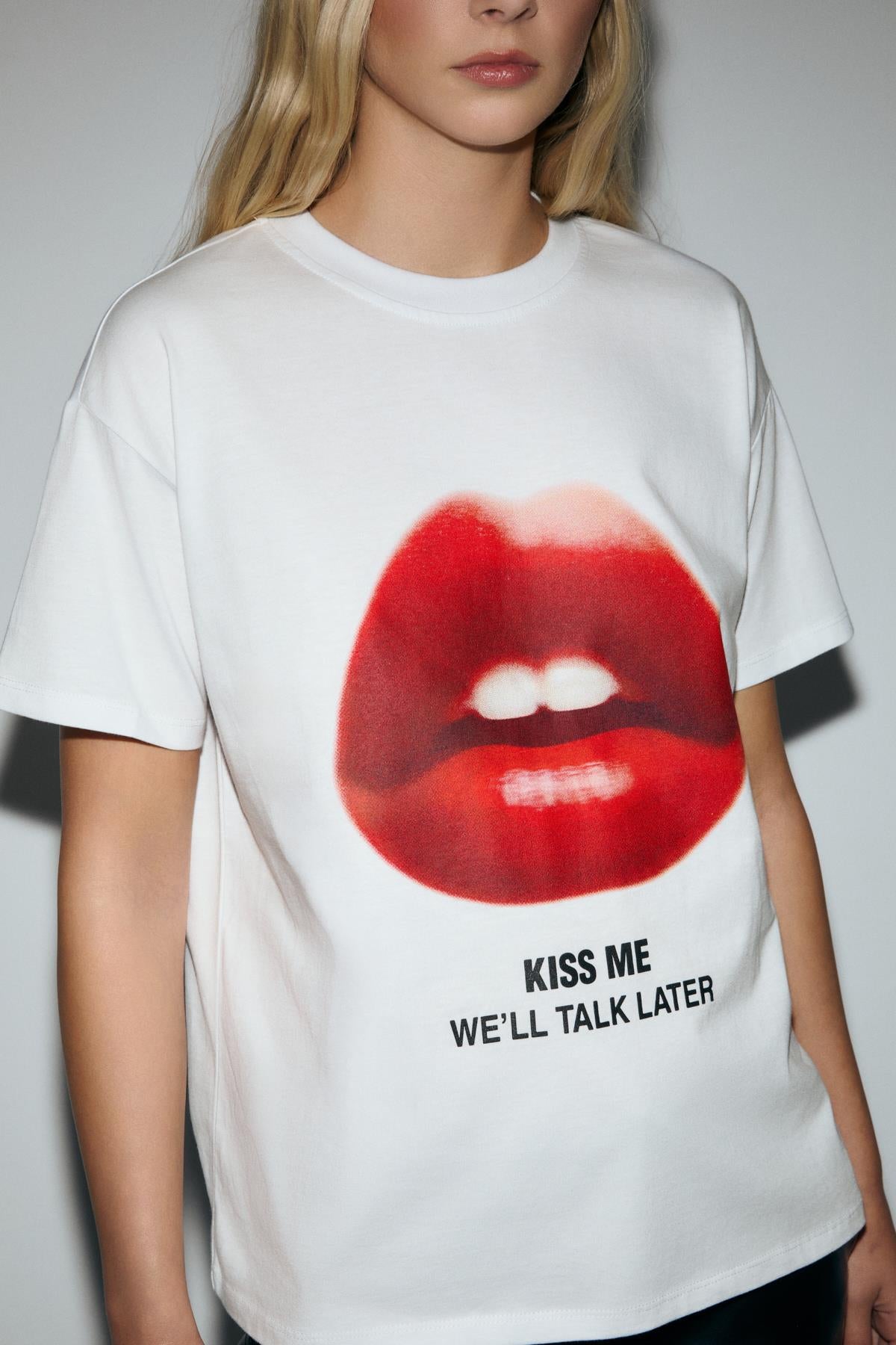 SALENNA Damen Print T-Shirt Regular