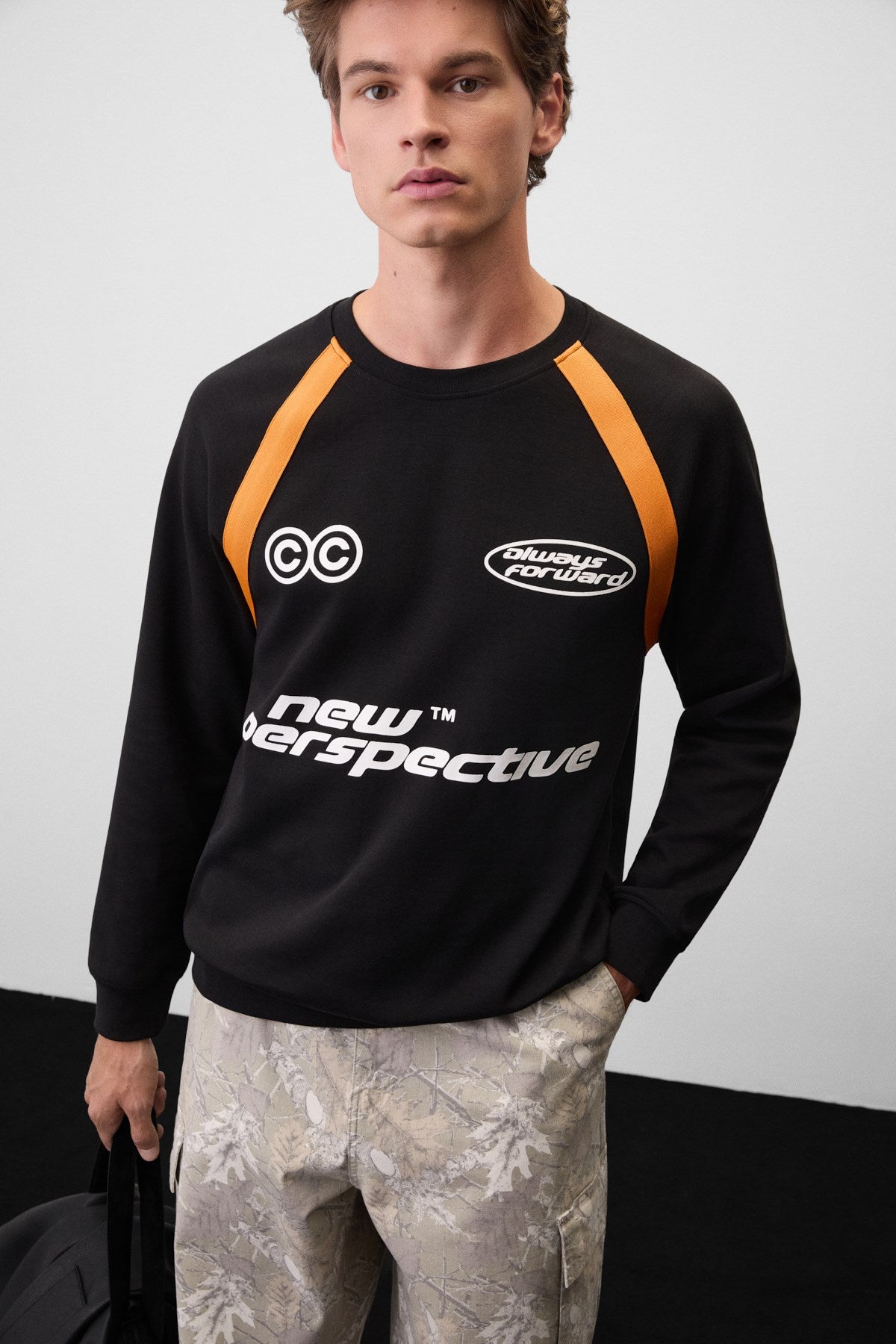 Salvatore Herren Streifen Sweatshirt