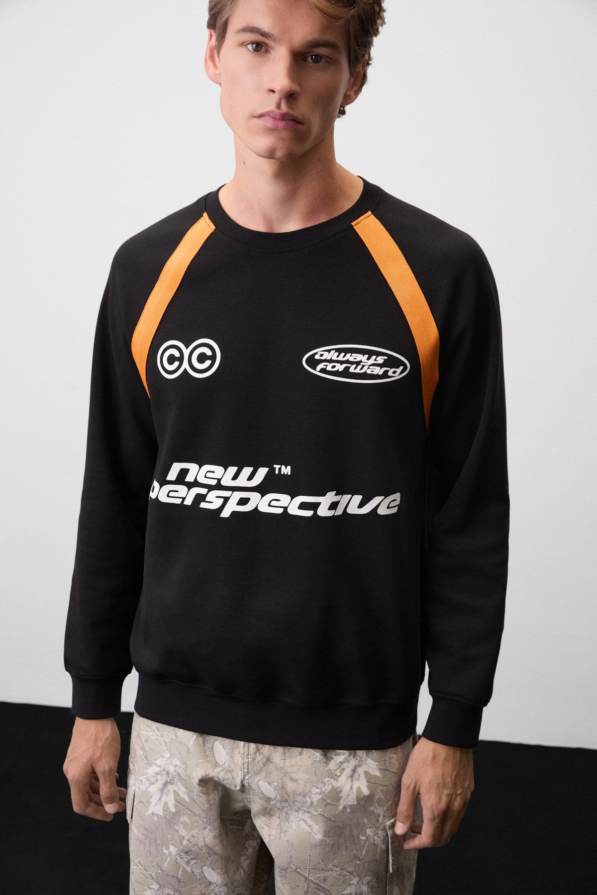 Salvatore Herren Streifen Sweatshirt
