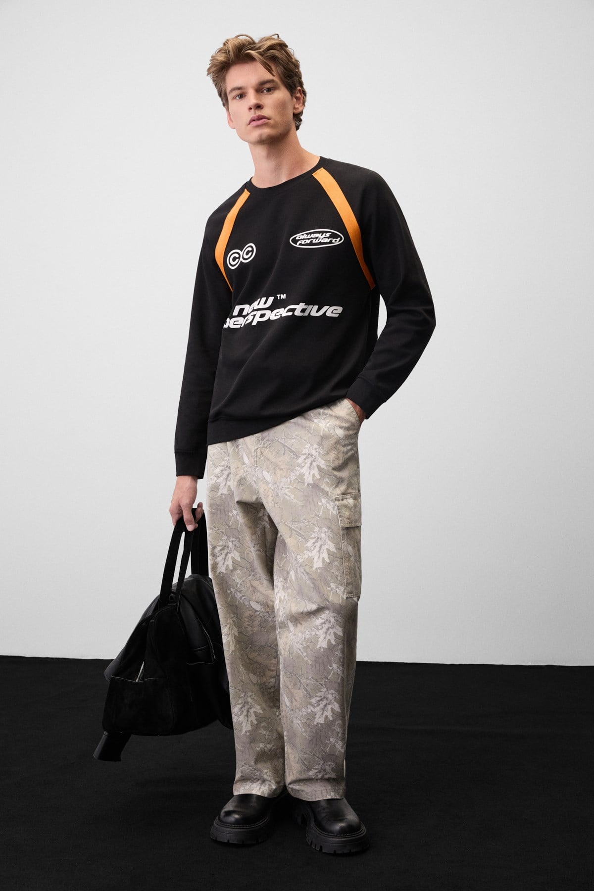 Salvatore Herren Streifen Sweatshirt