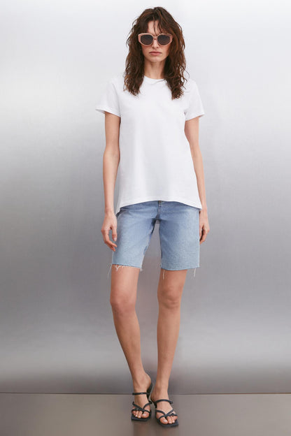 SAMANTHA Damen Bio Basic T-Shirt