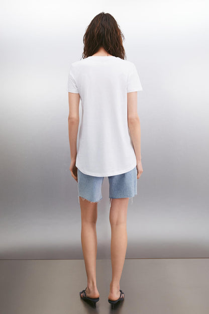 SAMANTHA Damen Bio Basic T-Shirt